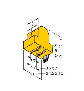 Produktfoto 1 von Induktiver Sensor, schlitzförmig