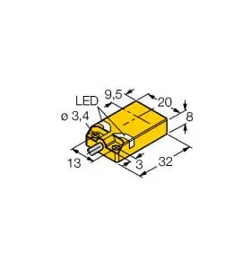 Produktfoto 1 von Induktiver Sensor uprox+