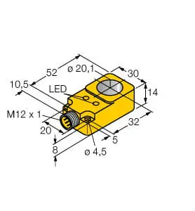 Produktfoto 1 von Induktiver Sensor Ringsensor