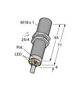Produktfoto 1 von Induktiver Sensor Drehzahlwächter