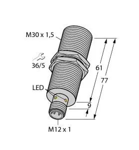 Produktfoto 1 von Induktiver Sensor mit selektivem Verhalten