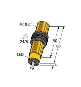 Produktfoto 1 von Induktiver Sensor mit erweitertem Temperaturbereich
