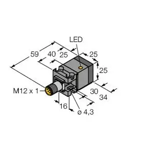 Produktfoto 1 von Induktiver Sensor uprox