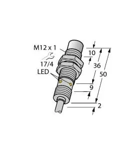 Produktfoto 1 von Induktiver Sensor für die Lebensmittelindustrie uprox+