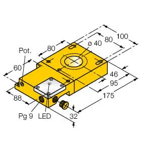 Produktfoto 1 von Induktiver Sensor Ringsensor
