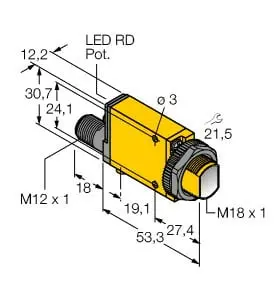 Produktfoto 1 von Opto Sensor Einweglichtschranke (Sender)