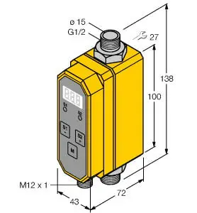 Durchflussmessung Inline-Sensor mit integrierter Auswerteelektronik
