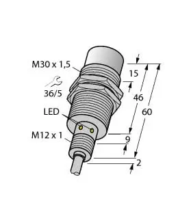 Induktiver Sensor für die Lebensmittelindustrie uprox+