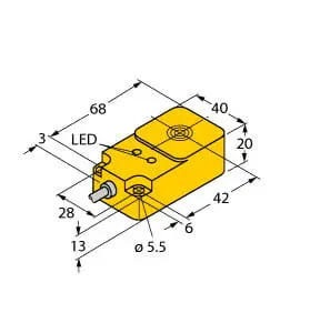 Produktfoto 1 von Induktiver Sensor uprox