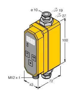 Produktfoto 1 von Durchflussmesser Inline-Sensor mit integrierter Auswerteelektronik