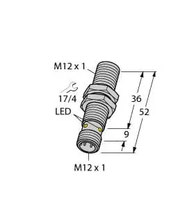 Produktfoto 1 von Induktiver Sensor f.die Lebensmittelindustrie uprox+ ATEX