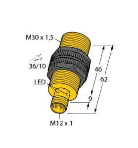 Produktfoto 1 von Induktiver Sensor uprox