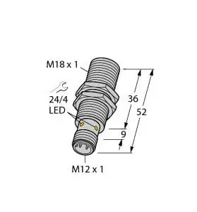 Produktfoto 1 von Induktiver Sensor uprox+