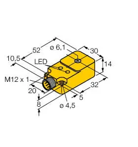Produktfoto 1 von Induktiver Sensor Ringsensor