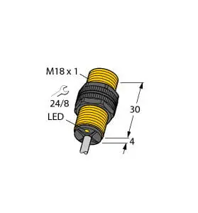 Produktfoto 1 von Induktiver Sensor mit erweitertem Temperaturbereich KEMA 02 ATEX 1090X