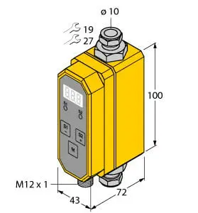 Produktfoto 1 von Durchflussmesser Inline-Sensor mit integrierter Auswerteelektronik
