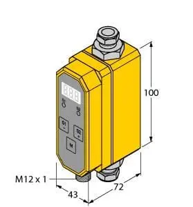Produktfoto 1 von Durchflussmessung,Inline-Sensor m. integr.Auswerteelektronik