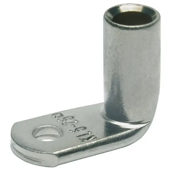 Produktfoto 1 von Rohrkabelschuh,90° abgewinkelt,95qmm,M10, E-Cu,galvanisch v
