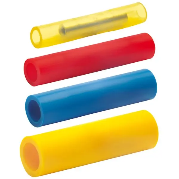 Produktfoto 1 von Stoßverbinder,isoliert,0,1qmm-0,4qmm, E-Cu,galvanisch verzinnt