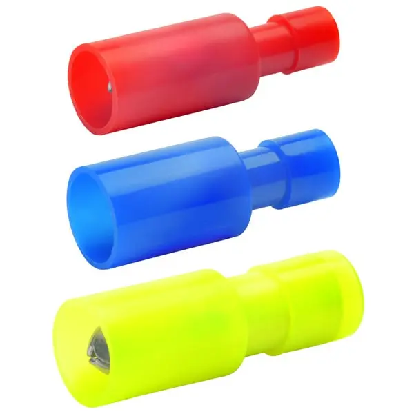 Produktfoto 1 von Rundstecker,isoliert,1,5qmm-2,5qmm, Stecker ø 4mm,Isolierhuelse:PVC,blau
