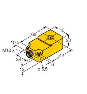 Produktfoto 1 von Induktiver Sensor mit Analogausgang