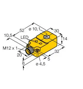 Produktfoto 1 von Induktiver Sensor Ringsensor