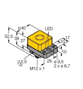 Produktfoto 1 von Induktiver Sensor für Teillagekontrolle in Presswerkzeugen uprox+