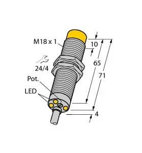 Produktfoto 1 von Induktiver Sensor Drehzahlwächter