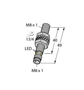 Produktfoto 1 von Induktiver Sensor uprox+