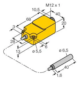 Produktfoto 1 von Induktiver Sensor zur Materialerkennung