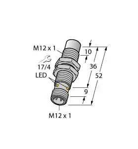 Produktfoto 1 von Induktiver Sensor für die Lebensmittelindustrie uprox+ ATEX