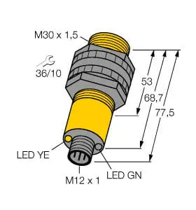 Produktfoto 1 von Optoelektronischer Sensor Einweglichtschranke (Sender)