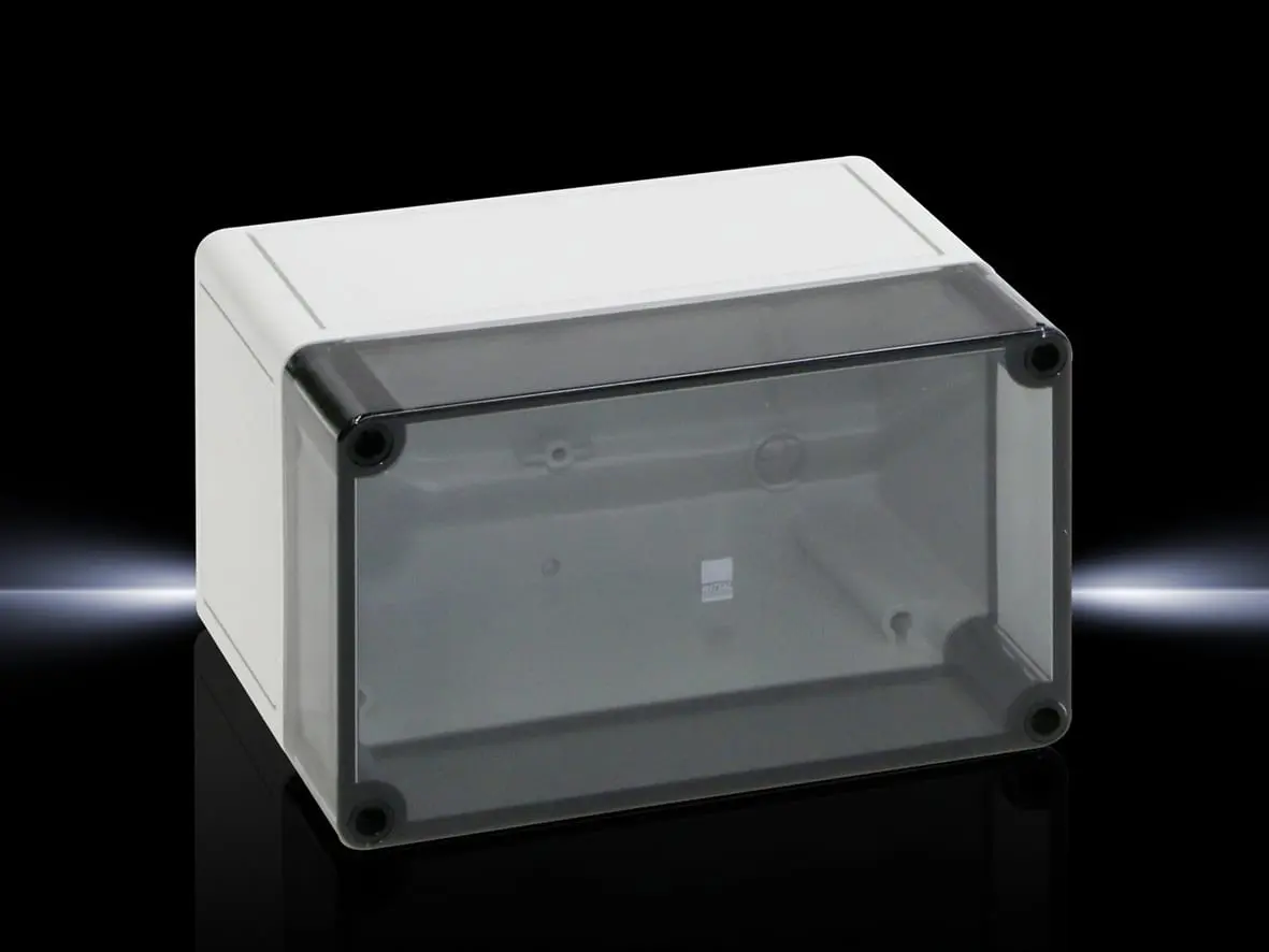 Produktfoto 1 von Klemmengehäuse aus Polycarbonat, IP 66 m.transpar. Deckel, glasfaserverstärkt