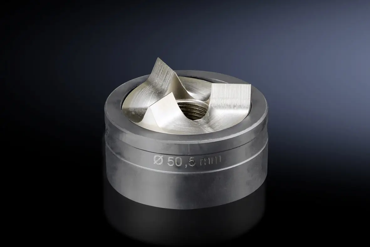 Produktfoto 1 von Spalt-Blechlocher rund f. Edelstahl, M50, Ø-Locher 50,5 mm