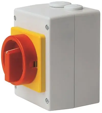 Produktfoto 1 von MOTORSCHUTZ-HAUPT-NOT-AUS-SCHALTER M. UNTERSPANNUNGSAULÖSUNG UC 400V/50HZ