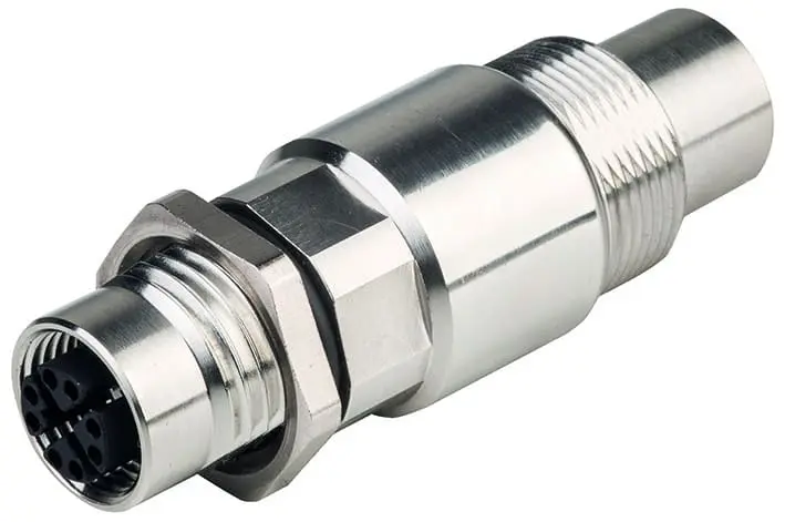 Produktfoto 1 von STX M12x1-M12x1 KU X-kod. Cat.6A CO-8X-180-8X-180-C6A000