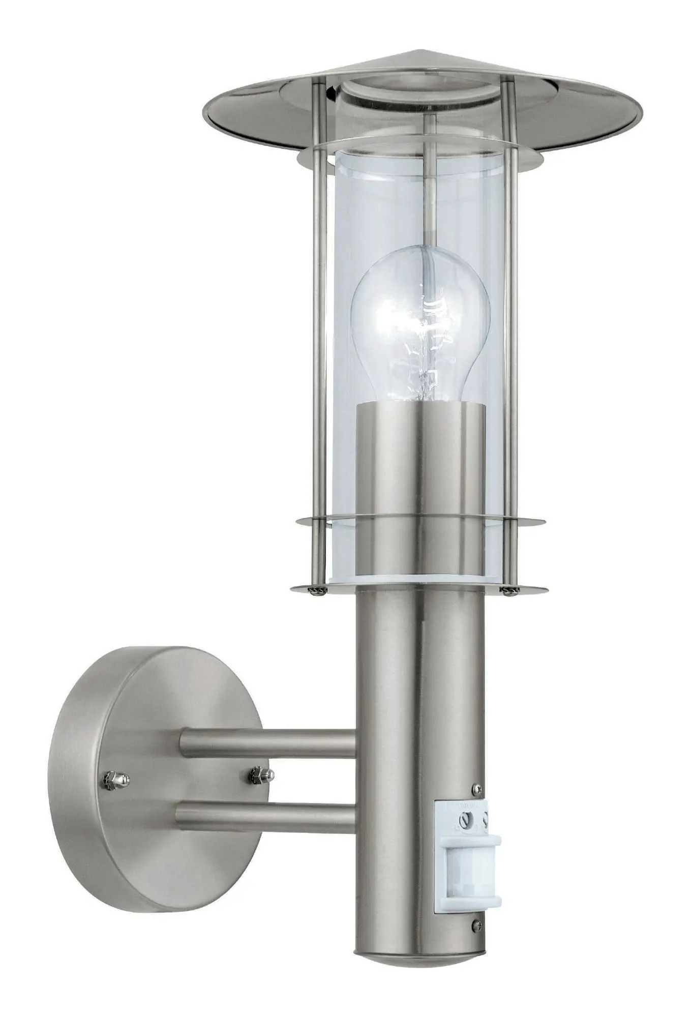 Produktfoto 1 von Außen Wandleuchte/1 m.Sensor Edelstahl/Klar LISIO