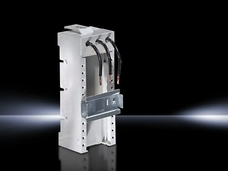 Produktfoto 1 von Mini-PLS Geräteadapter 25A, AWG 12 3 polig, m. Tragschiene, B=54mm