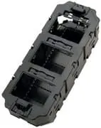 Unterflur-Gerätebecher GB3 komplett schwarz
