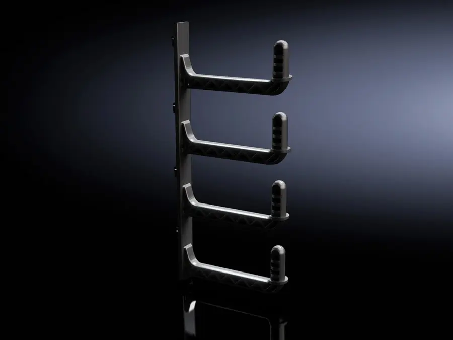 Produktfoto 1 von VX IT Kabelfinger, 6 HE, für 19" Schienen, 2,5 mm