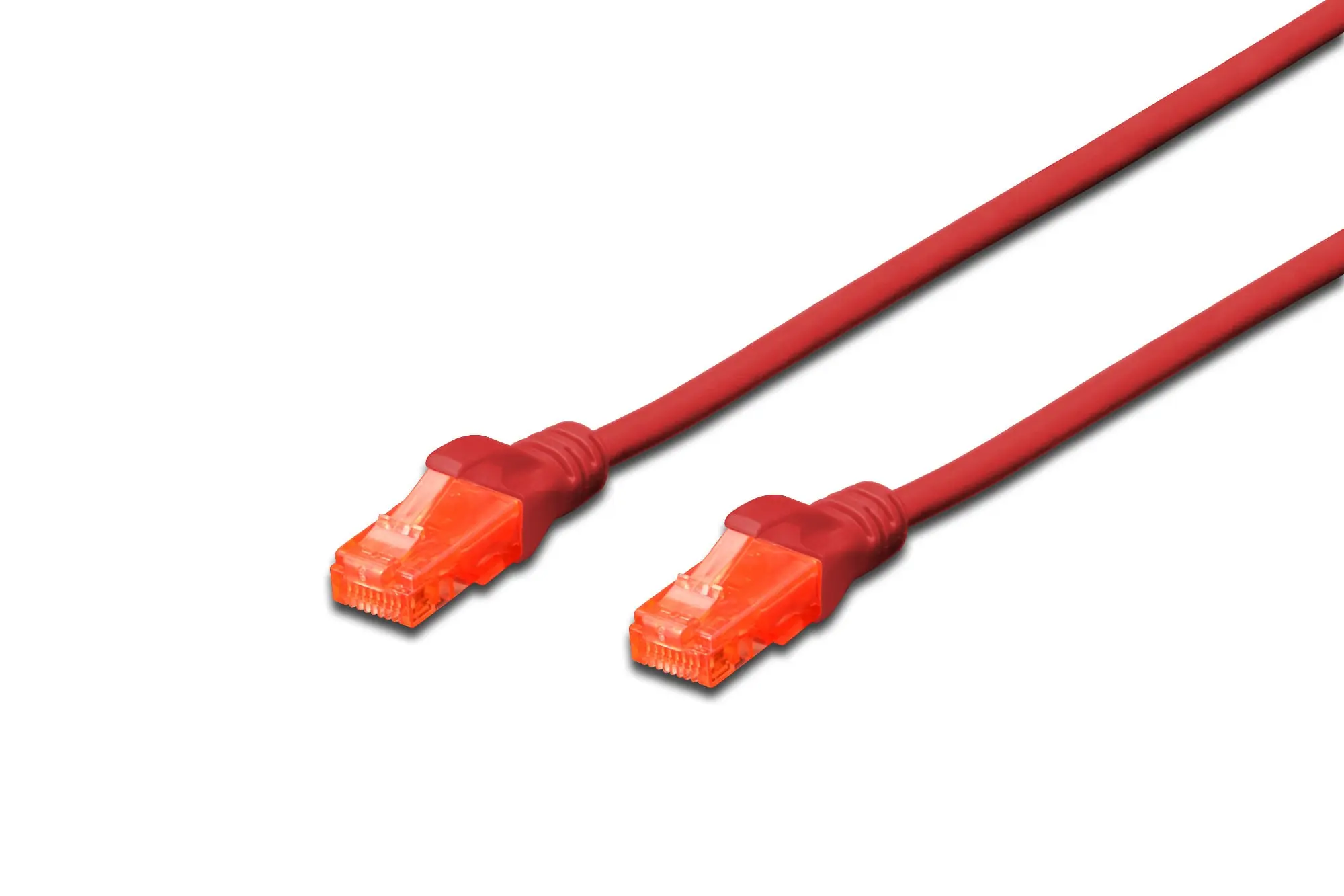 Produktfoto 1 von CAT 6 U-UTP Patchkabel PVC AWG 26/7 Länge 2m rot