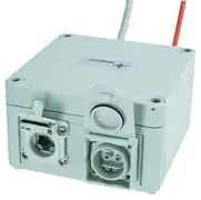 Aufputzgehäuse IP66 110x110x66 mm, PC RAL7035, o. Bohrg.
