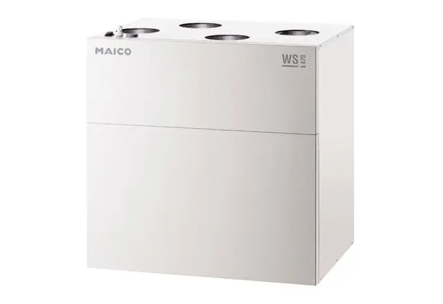 Produktfoto 1 von Raumluft-System, 470 m3/h Ausführung mit Heizregister und Bypass