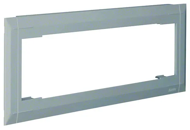 Produktfoto 1 von Blende Automateneinbaueinheit 3-fach halogenfrei Oberteil 100mm lackiert Alu
