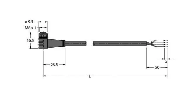 Produktfoto 1 von Industrielle Sensorleitung - PTFE- Kabelmantel