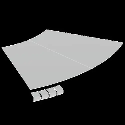 Produktfoto 1 von Abdeckung Flachbogen 45° 600 R600 aus U23X RAL7035