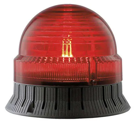 Produktfoto 1 von Blitzlicht 12/24V~/= (1,8/0,85A) rot 6J / 1440 Cd(p)