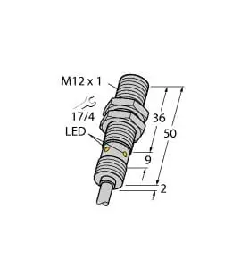 Produktfoto 1 von Induktiver Sensor für die Lebensmittelindustrie uprox+