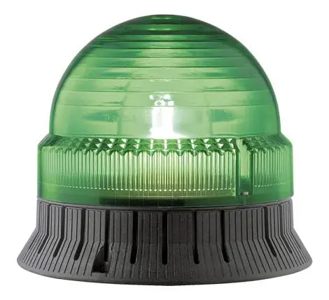 Produktfoto 1 von Warnlicht 12-240V~/= (max.25W)+LED grün 10 Cd(p)