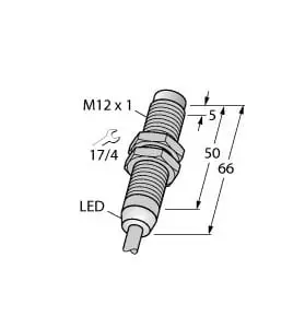 Produktfoto 1 von Induktiver Sensor mit erweitertem Temperaturbereich